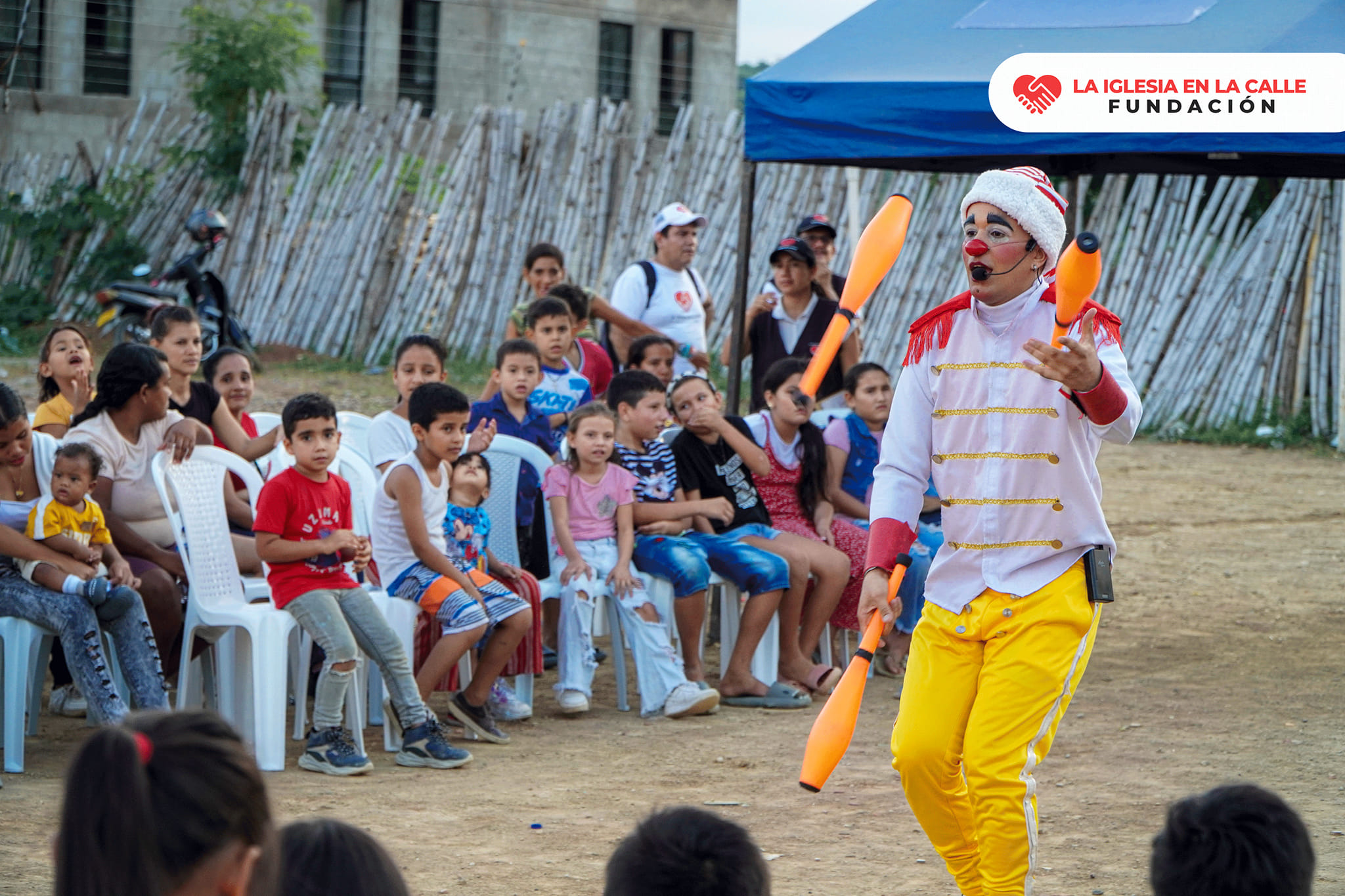 Niña beneficiaria de la fundacion