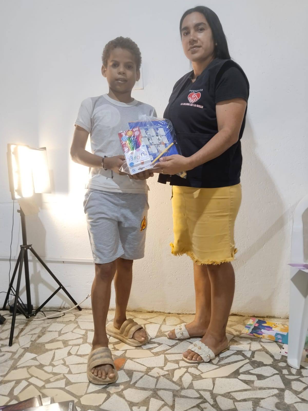 Entrega de utiles escolares